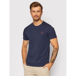 Polo Ralph Lauren Póló Bsr 710680785 Sötétkék Custom Slim Fit