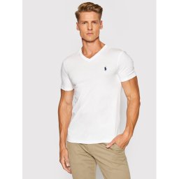 Polo Ralph Lauren Póló 710671453008 Fehér Slim Fit