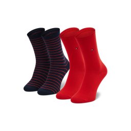 Tommy Hilfiger 2 pár hosszú szárú női zokni 100001494 Sötétkék