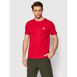 Alpha Industries Póló Backprint 128507 Piros Regular Fit