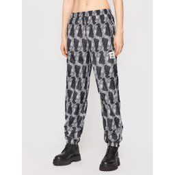 Vans Szövet nadrág Leopard VN0A5FRR Fekete Relaxed Fit