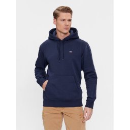 Tommy Jeans Pulóver Regular Fleece DM0DM09593 Sötétkék Regular Fit