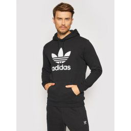 adidas Pulóver adicolor Classics Trefoil Fekete Regular Fit