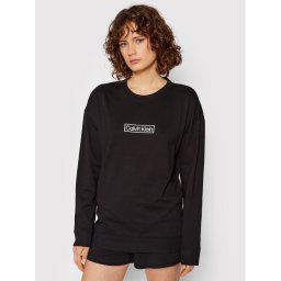 Calvin Klein Underwear Pulóver 000QS6803E Fekete Relaxed Fit