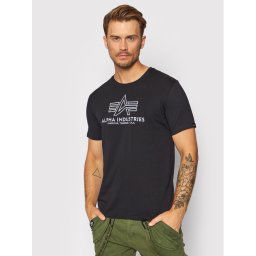 Alpha Industries Póló Basic 118505 Fekete Regular Fit