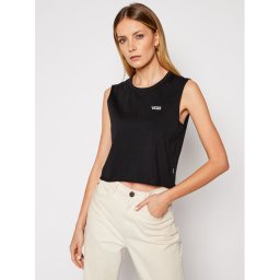 Vans Felső Junior V Muscle Crop VN0A4DNG Fekete Cropped Fit