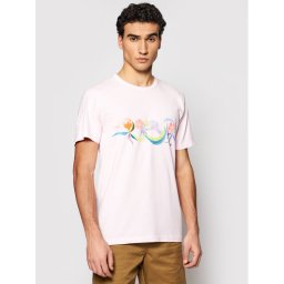 Vans Póló CHRIS JOHANSON VN0A5EB5 Rózsaszín Slim Fit