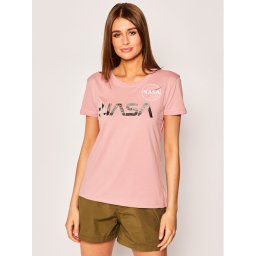 Alpha Industries Póló Nasa Pm 198053 Rózsaszín Regular Fit