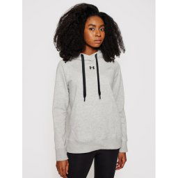 Under Armour Pulóver Rival 1356317 Szürke Regular Fit