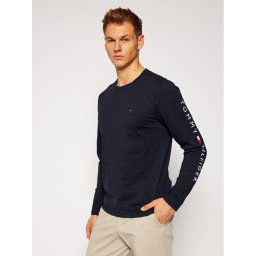 Tommy Hilfiger Hosszú ujjú Logo MW0MW09096 Sötétkék Regular Fit