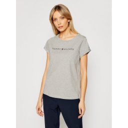 Tommy Hilfiger Póló UW0UW01618 Szürke Slim Fit