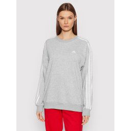 adidas Pulóver Essentials Studio HC9126 Szürke Loose Fit