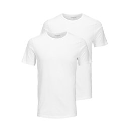 Jack&Jones 2 póló készlet Basic Crew Neck 12133913 Fehér Regular Fit