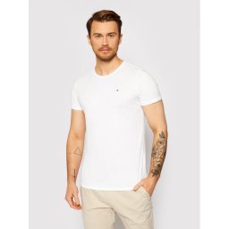 Tommy Jeans Póló Jaspe Fehér Slim Fit