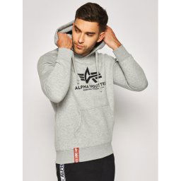 Alpha Industries Pulóver Basic 178312 Szürke Regular Fit