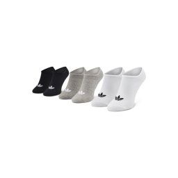 adidas 3 pár unisex bokazokni Trefoil Liner FT8524 Fehér