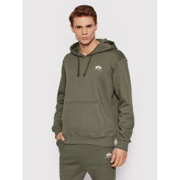 Alpha Industries Pulóver Basic 196318 Zöld Regular Fit