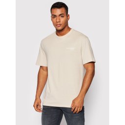 Jack&Jones Póló Comfort Photo 12205952 Bézs Relaxed Fit