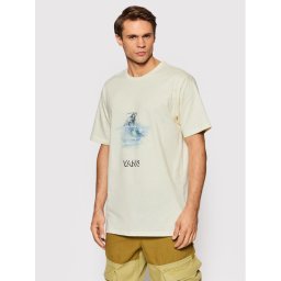 Vans Póló NATHAN KOSTECHKO Off The Wall VN0A5FR8 Bézs Regular Fit