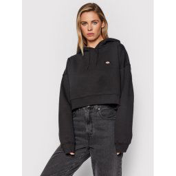 Dickies Pulóver Oakport DK0A4XJTBLK Fekete Cropped Fit