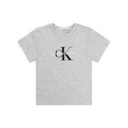 Calvin Klein Jeans Póló Monogram Logo IU0IU00068 Szürke Regular Fit