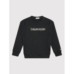 Calvin Klein Jeans Pulóver Unisex Institutional Logo IU0IU00162 Fekete Regular Fit