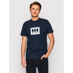 Helly Hansen Póló Box 53285 Sötétkék Regular Fit