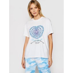 Local Heroes Póló Infinity Love SS21T0012 Fehér Relaxed Fit