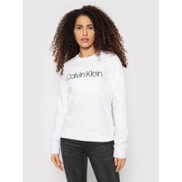 Calvin Klein Pulóver Core Logo K20K202157 Fehér Regular Fit