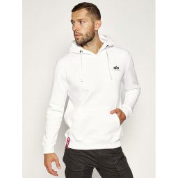 Alpha Industries Pulóver Basic 196318 Fehér Regular Fit
