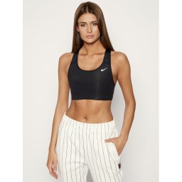 Nike Melltartó felső Swoosh Bra Non Pad BV3630 Fekete