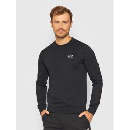 EA7 Emporio Armani Pulóver 8NPM52 PJ05Z 1200 Fekete Regular Fit