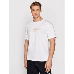 New Balance Póló MT01516 Fehér Relaxed Fit