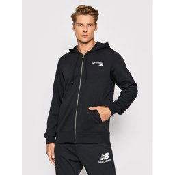 New Balance Pulóver MJ03907 Fekete Athletic Fit