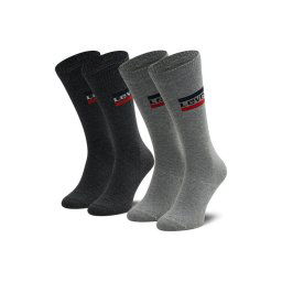 Levi's® 2 pár hosszú szárú unisex zokni 37157-0554 Szürke