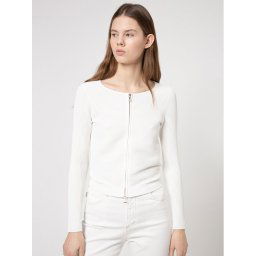 Hugo Kardigán Sasheen 50446971 Fehér Regular Fit