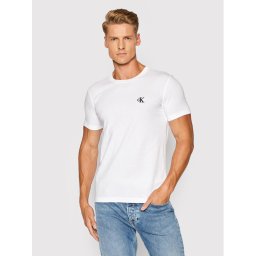 Calvin Klein Jeans Póló Tee Shirt Essential J30J314544 Fehér Slim Fit