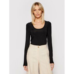 Herskind Blúz Indy 3761747 Fekete Slim Fit