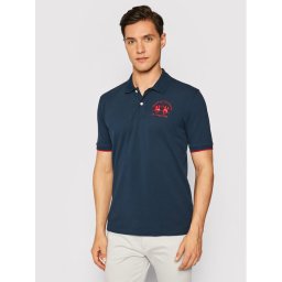 La Martina Pólóing CCMP01 PK001 Sötétkék Regular Fit