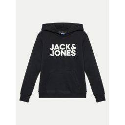 Jack&Jones Junior Pulóver Corp Logo 12152841 Fekete Regular Fit