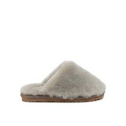 Mou Papucs Closed Toe Sheepskin Slipper Szürke
