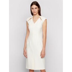 Boss Hétköznapi ruha Dulipa 50451351 Fehér Slim Fit