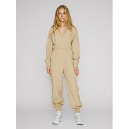 ROTATE Kezeslábas Cliera RT494 Bézs Slim Fit