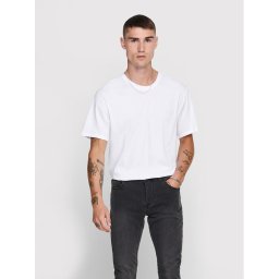 Only & Sons Póló Matt 22002973 Fehér Regular Fit