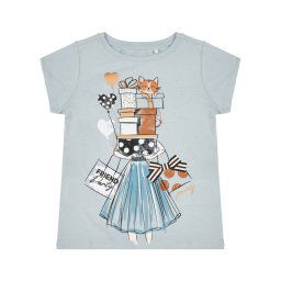 Primigi Póló Feel Chic Today 45222506 Kék Regular Fit