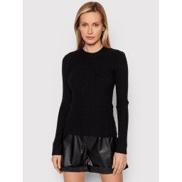 Pieces Sweater Crista 17115047 Fekete Slim Fit