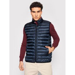 Tommy Hilfiger Mellény Core Circular MW0MW18762 Sötétkék Regular Fit