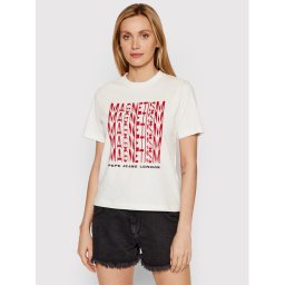 Pepe Jeans Póló Cassandra PL504343 Fehér Regular Fit