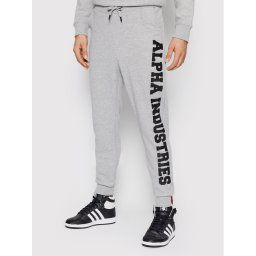 Alpha Industries Melegítő alsó Big Letters 126343 Szürke Regular Fit