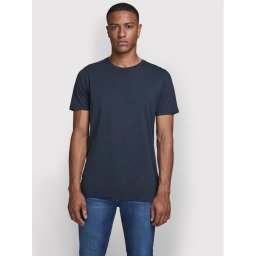 Jack&Jones Póló Orrganic Basic 12156101 Sötétkék Slim Fit